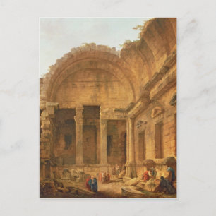 Carte Postale Intérieur du temple de Diana à Nîmes, 1787