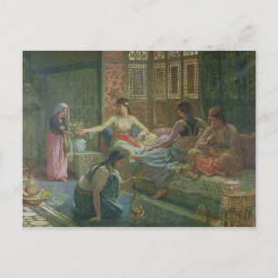 Carte Postale Intérieur d'un Harem, vers 1865