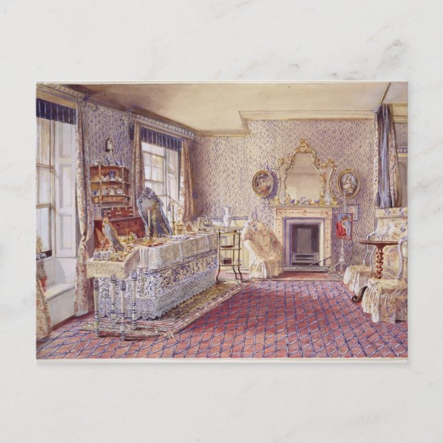 Carte Postale Intérieur d'une chambre (Devant)