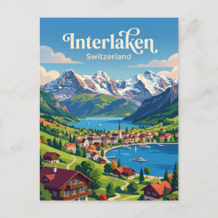 Carte Postale Interlaken Suisse