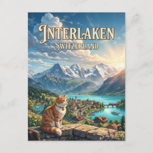Carte Postale Interlaken Suisse