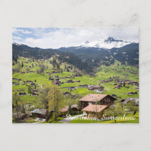 Carte Postale Interlaken, Suisse