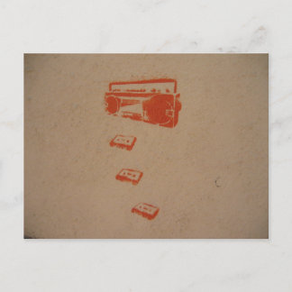 Carte postale internationale de graffiti