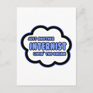 Carte Postale Interniste .. Vivre le rêve