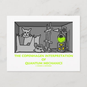 Carte Postale Interprétation De Copenhague De La Mécanique Quant
