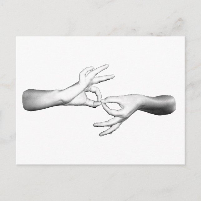 Carte Postale Interprète ASL (Devant)