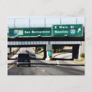Carte Postale Interstate 15, Californie