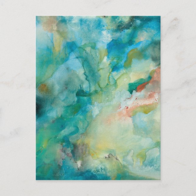 Carte Postale Interstellaire | Ciel bleu Turquoise (Devant)