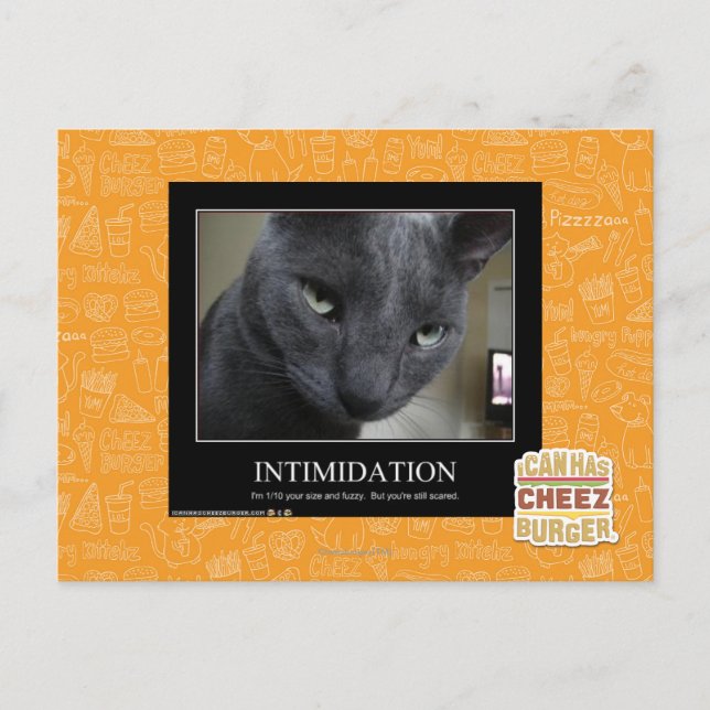Carte Postale Intimidation (Devant)