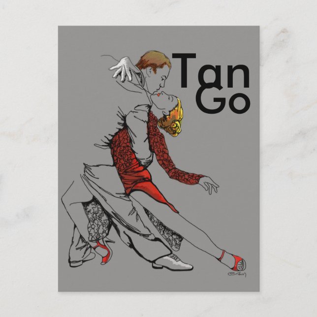 Carte Postale Intimité du tango (Devant)