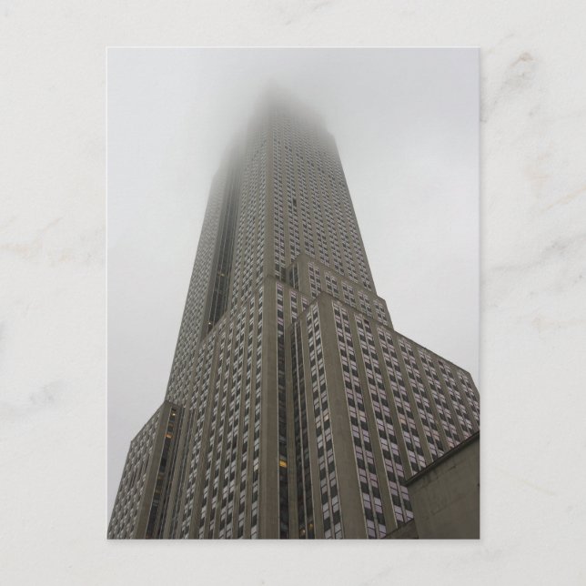 Carte Postale Into the Clouds - Empire State Building - New York (Devant)