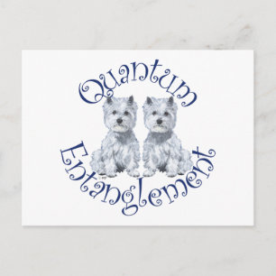 Carte Postale Intrication Quantique de Westies