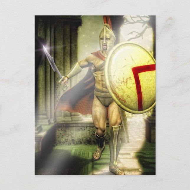 Carte Postale intrus spartiate (Devant)