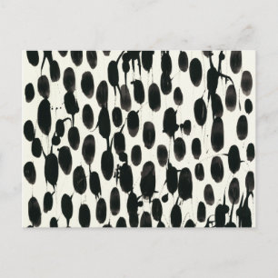 Carte Postale Invariable I   Aquarelle noire