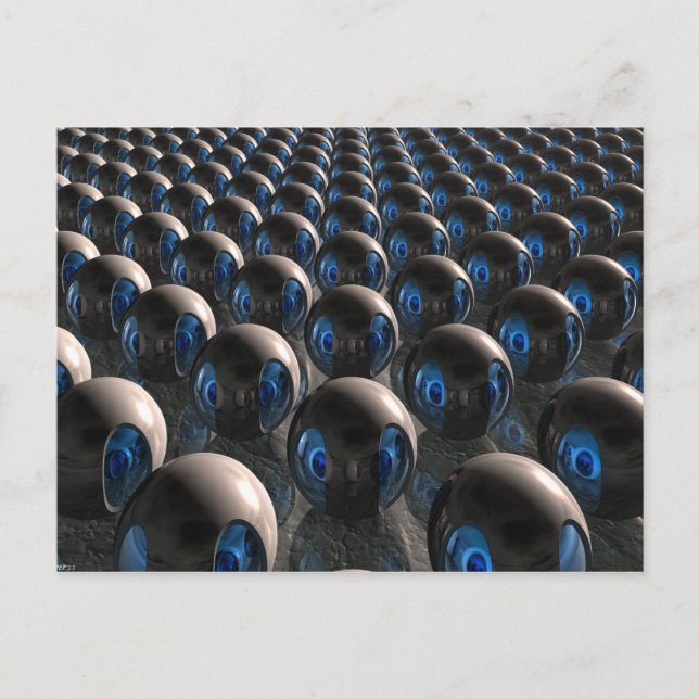 Carte Postale Invasion Alien À L'Aube (Devant)