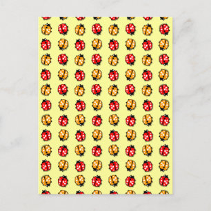 Carte Postale Invasion de coccinelles