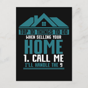 Carte Postale Invensteur immobilier meilleur agent immobilier