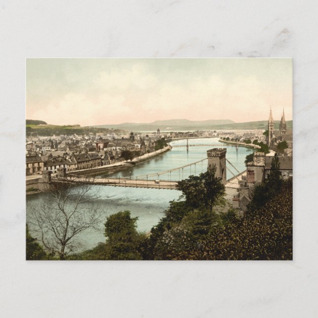 Carte Postale Inverness du Château, Ecosse (Devant)