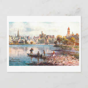 Carte Postale Inverness vintage, Écosse,