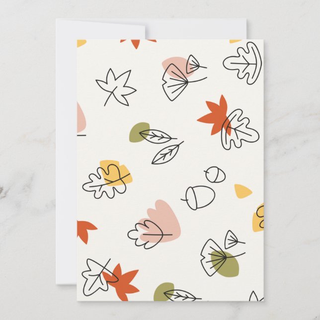 Carte postale Invitation 5" x 7" (Devant)