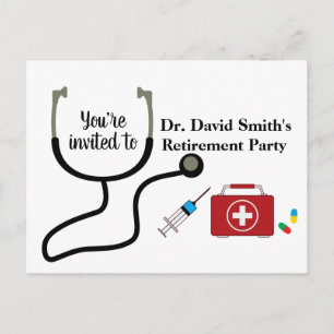Carte Postale Invitation à la retraite