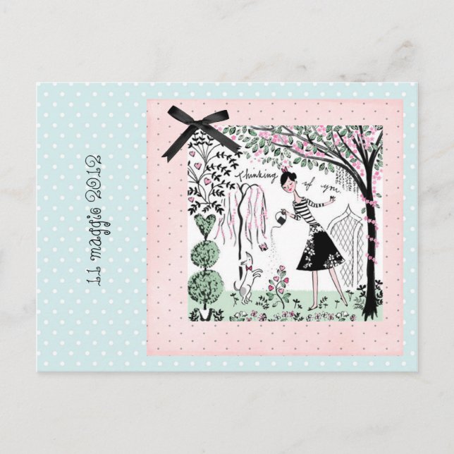 Carte Postale invitation à une fête d'anniversaire (Devant)