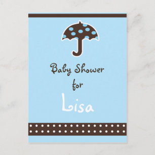 Carte Postale Invitation baby shower