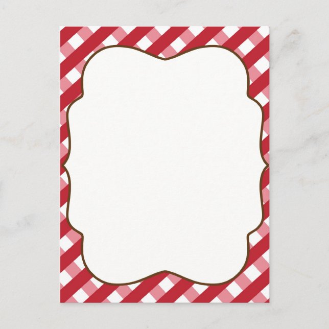 Carte Postale Invitation BBQ (Devant)