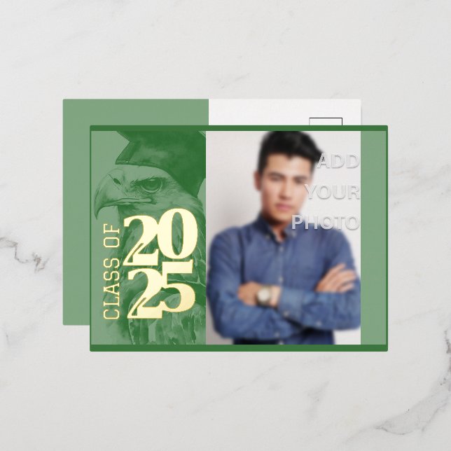 Carte postale Invitation de diplôme spécial (Recto/Verso)