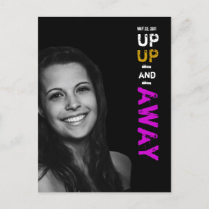 Carte Postale Invitation de diplômes de niveau supérieur et éloi