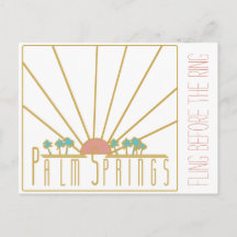 Invitation de la Bachelorette Palm Springs