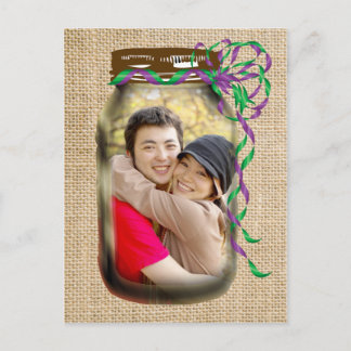 Carte Postale Invitation de renouvellement de vœux de mariage po