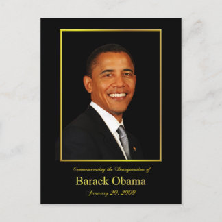 Carte postale Invitation d'Obama