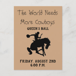 Carte Postale Invitation du bal de la reine