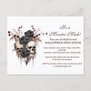 Carte postale Invitation Halloween Halloween Hallo