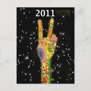Carte Postale Invitation Peace 2011 - Sauvez la date !