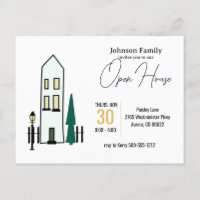 Invitation pour une maison ouverte ou autre