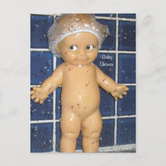 Carte Postale Invitation sur mesure Baby shower pour garçon ou f