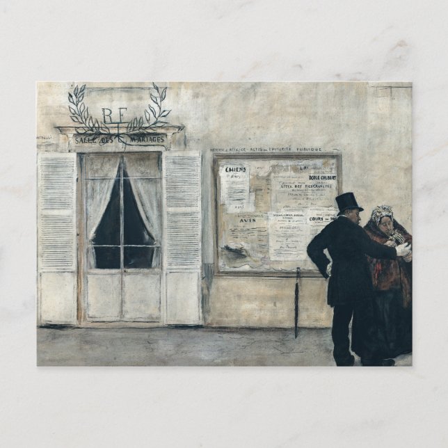 Carte Postale Invités en attente de la cérémonie Mariage (Devant)