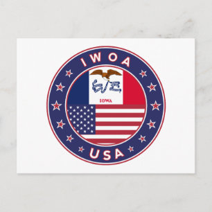 Carte Postale Iowa