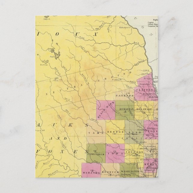 Carte Postale Iowa 7 (Devant)