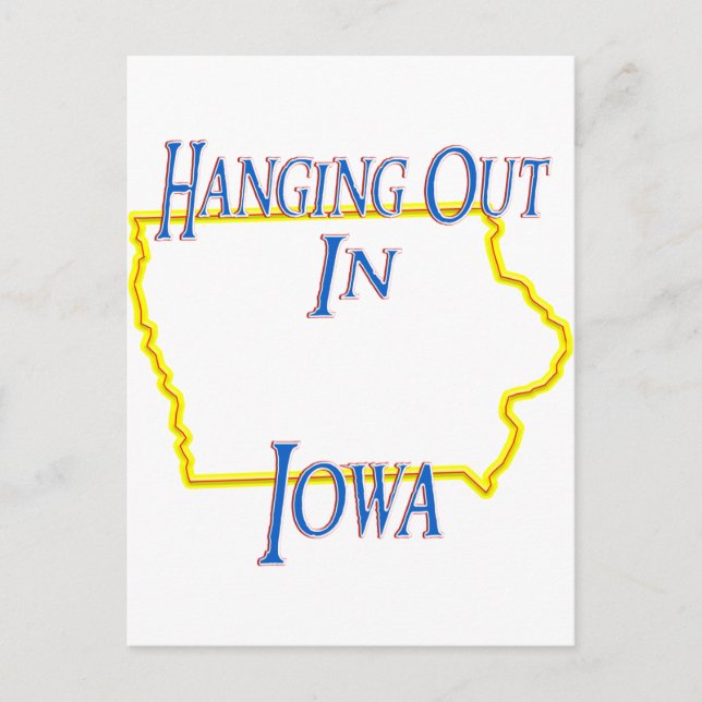 Carte Postale Iowa - Sortir (Devant)