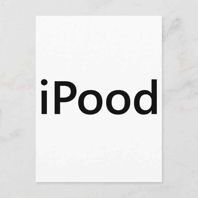 Carte Postale iPood (Devant)