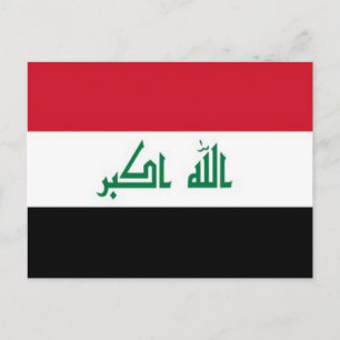 Carte Postale Irak - drapeau irakien -
