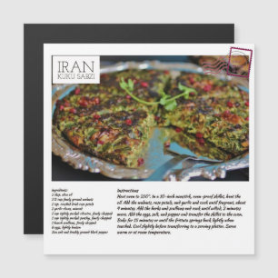 Carte postale IRAN Kuku Sabzi