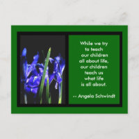 Iris Card 2 CadresMUSÉE Zazzle Cadeaux Vert