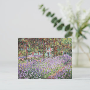 Carte Postale Iris dans le jardin de Monet