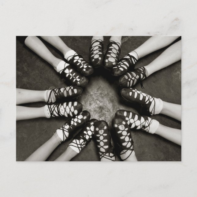 Carte postale Irish Dance Ghillies (Devant)