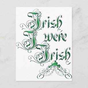 Carte Postale Irlandais J'Étais Irlandais