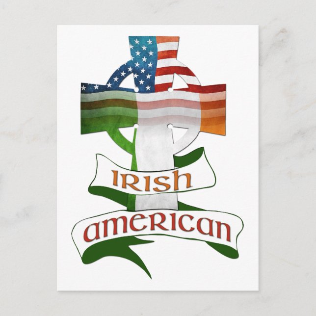 Carte postale Irlandaise American Celtic Cross (Devant)